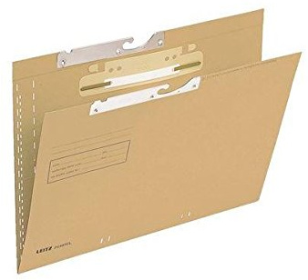 Esselte Leitz Pendelmappe, seitlich offen, Natronkarton, naturbraun
