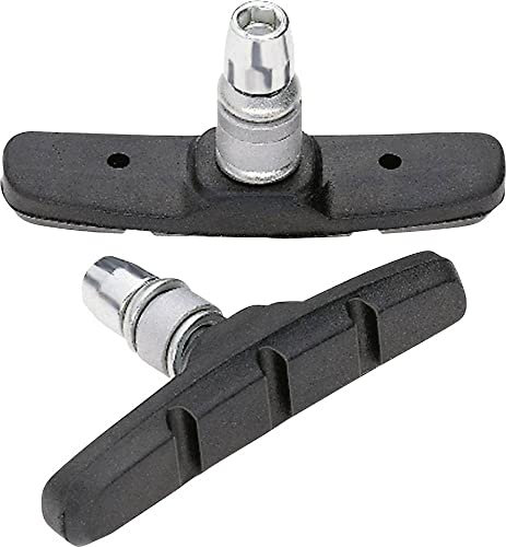 P4B Unisex – Erwachsene symmetrisch 1 Paar V-Bremsschuh, schwarz, 70 mm