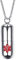 Flongo Fashion Pill Case Capsule Pendant Necklace Stainless Steel Mens Womens, 20 inch Chain, Cross Medicine Keepsake Pendant Necklace (Medical Alert Pill)