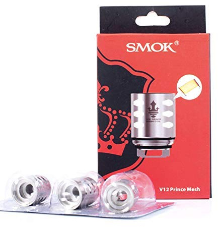 (V12 Prine Mesh) Verdampferköpfe Authentic Smok TFV12 Prince Mesh Coil 0.15 ohm für Verdampfer E zigarette TFV12 Prince/Resa Prince Kein Nikotin