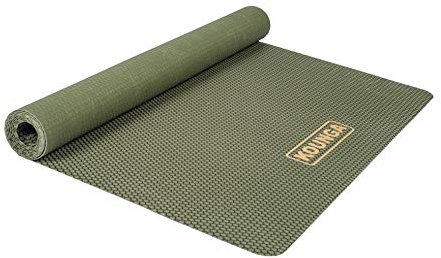 Kounga Koun0 Yogamatte für Erwachsene, ultraleicht, 1,5, Dunkelgrün, Einheitsgröße