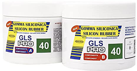 PROCHIMA GS5401K1 Gomma Siliconiche Gls-PRO 40 A+B, Verde, 1 KG