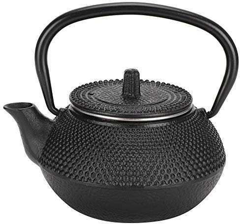 Tetera de estilo japonés de 300 ml Tetera de hierro fundido de 10 onzas con colador Modelado para la oficina en el hogar Tetera o decoración de té de yoga