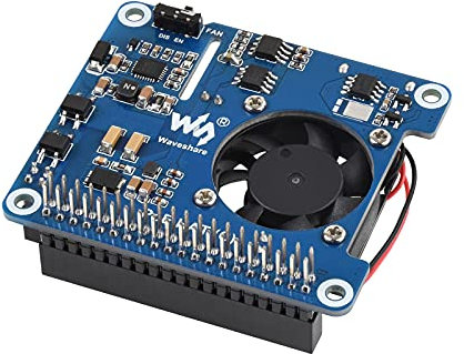 IBest POE HAT for Raspberry Pi 4B 3B+,802.3af/at-Compliant,Power Over Ethernet HAT (C) Expansion Board for Raspberry Pi 3B+ 4B,with Cooling Fan and Heatsink