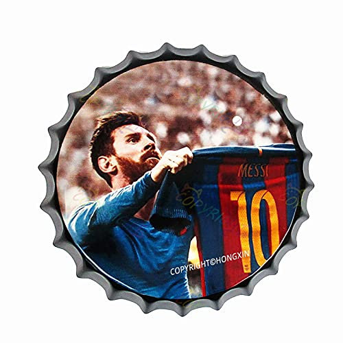 HONGXIN Kronkorken Vintage Wohnkultur Fußballverein Man Cave Biergarten Zubehör Wohnkultur 12 Zoll A00715-8