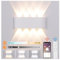Elitlife LED Wandleuchte Innen, 8W Smart Wandlampe mit Fernbedienung Wandleuchte Dimmbar Warmweiß|Kaltweiß|Neutralweiß Einstellbar,IP65 Wasserdichte Außenwandleuchten Aluminium Wandlampen Aussen