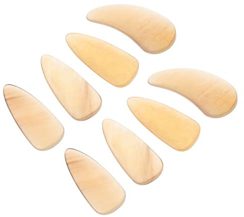 8 Stk Guzheng-nagelstücke Guzheng-zubehör Guzheng Nagelschutz Instrument Gefälschte Nägel Guzheng-nägel Daumenpicks Falsche Nagelspitzen Zither Dingding Kind Qualität Hörner
