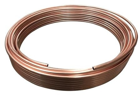 Bobine de Tube de cuivre Souple à 99.9% 2/3/4/6/8/10/12/16/19/22mm Tuyau de climatisation cuivre Rouge for la climatisation (Color : 1Meter, Size : 22x1.2mm)