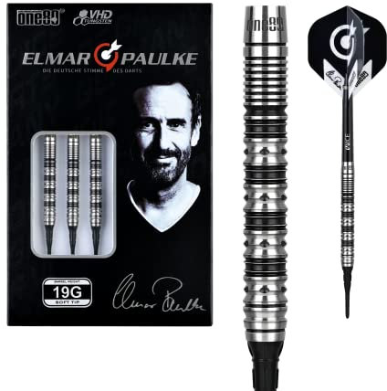 ONE80 Soft Dart Signature Elmar Paulke VHD V2 Dartpapst 90% Tungsten Softtip Dart Softdart 19 g