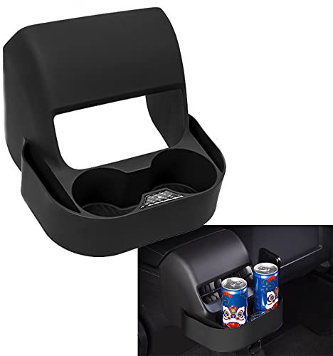 BENSOI Getränkehalter für die hintere Konsole des Autos für Tesla Model 3 Model Y 2017-2023, Tesla Rear Seat Storage Phone Organizer Box Getränkeflaschenhalter