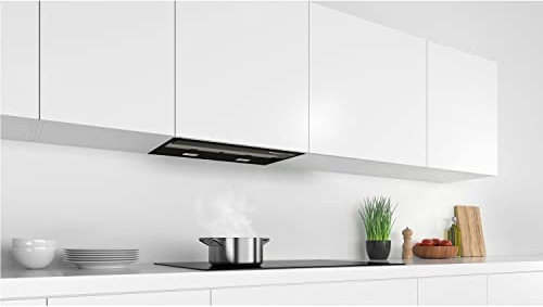 Bosch DBB67AM60B Series 6, Built-in Integrated Design Hood 60 cm clear glass black printed