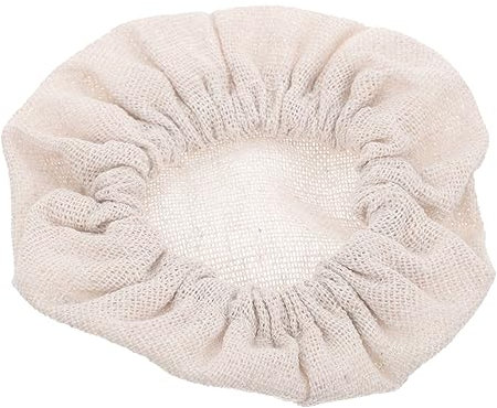 UPKOCH Fabric Jar Lid Muslin Pot Covers Storage Jar Lid Easy to Use Safe for Kitchen