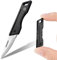 KeyUnity KK06BK Mini coltello tascabile in titanio per il trasporto quotidiano - Lama pieghevole affilata, strumento EDC leggero per campeggio, escursionismo e attività all'aperto