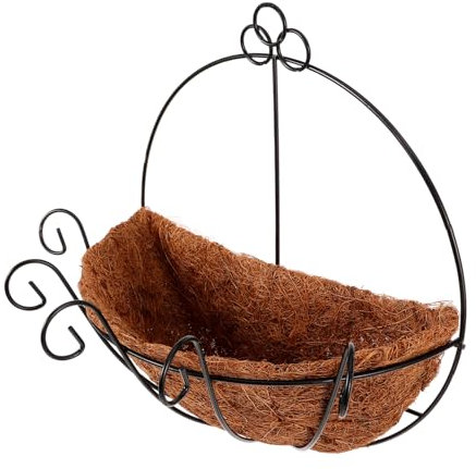 BESPORTBLE 10 Cesta Colgante maceteros para Plantas de Interior Colgando de la Planta macetas de Interior Jardinera Colgante Titular de la Planta Fibra de Coco Puesto de Plantas