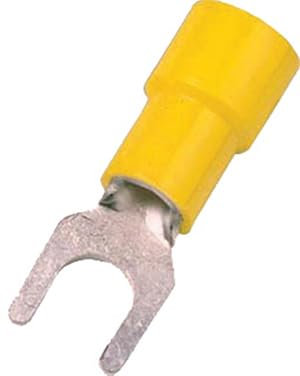 Intercable 180933 Gabelkabelschuh 4.00mm² 6.00mm² Teilisoliert Gelb 100St.