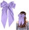 Leogony Bow Hair Clip, Soft Satin Silky Large Hair Bows Clips for Women Girls