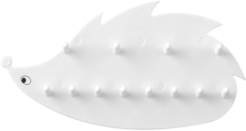H?ngender Halskettenhalter, Igel, Zur Wandmontage, Schmuck-Organizer, Selbstklebende Aufbewahrung, Pr?sentationsst?nder, Kleiderbügel, Schmuckhalter, Organizer, Wand für Ohrringe und Halsketten