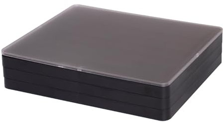 Sumgsn Aufbewahrungsbox für Tastenkappen, Behälter für 130 Tasten, transparente Vitrine für 7U Leertaste/große Eingabetaste für XDA/Cherry/MOA/Mao Profile mechanische Tastatur (schwarz)