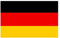 Aufkleber Deutschland Flagge, 11 x 7 cm, Fanartikel, wetterfest & UV-beständig