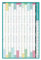 Jahreskalender 2024, Jahresplaner 2024, 50 x 30 cm, Wandkalender 1. 2024-12. 2024. Für Zuhause, englischer Kalender 2024 2025