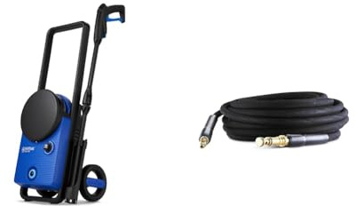 Nilfisk Nettoyeur Haute Pression Core 130 Bars avec Variateur de Puissance pour la Maison, Le Jardin et la Voiture & Déboucheur de Canalisations de 15 m pour Nettoyeur Haute Pression, 0.000000
