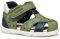 Geox Bébé garçon B Sandal ZAPITO Boy, Pistachio/Navy, 24 EU