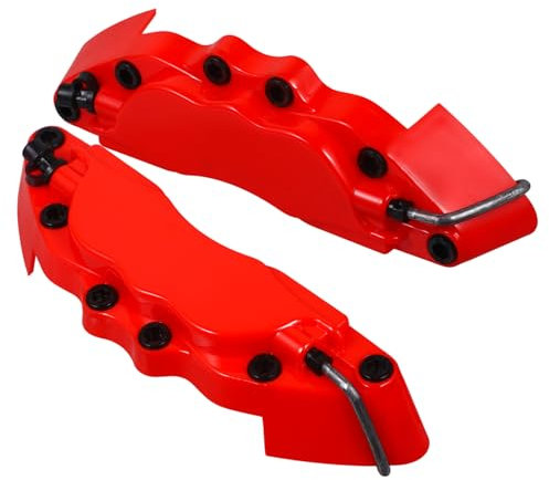 MOLUCKFU 1pair Calipers Covers Aesthetic Brake Caliper Shield Easy to Install Car Brake Decor for Enhanced Auto Accessories