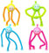 SEPWGUMD Jouets Anti-Stress – Jouets Fidget pour TDAH, Jeu de Ventouses Pop It Électroniques, Balle Anti-Stress