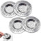 LXBCTOP 4 Piezas Filtro Fregadero Cocina, Tapon Fregadero Cocina de Acero Inoxidable, 7cm Colador Fregadero, Flexible Rejilla Desague Ducha, Filtro Desague Fregadero para Cocina Ducha Baño y Lavabo