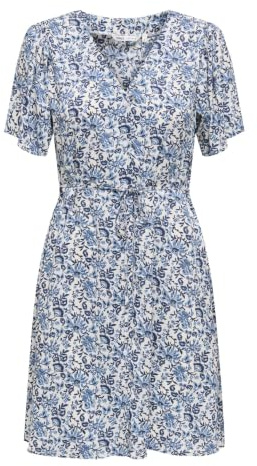 ONLY Damen Kleid 1 | Normal geschnitten fit, Kurzarm, Mini, Casual, Bei max. 30 grad im schongang waschen