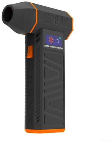 Turbo Jet Fan, 130000RPM Portable Cordless Blower, With Two Button Operation, For Cleaning, Cooling, Drying, Camping(8000mAH)