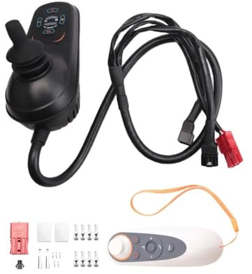 A90Q – Kompatibel mit elektrischen Indoor-Rollstuhlfahrrädern, 24V Dual Drive Bürstenmotor, Joystick-Steuerung, Rückwärtsgang, max. 45A Stromstärke