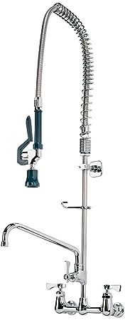 Krowne 17-109WL Low Lead Wall Mount Pre-Rinse Faucet with 12 Swing Spout