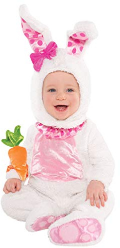 Amscan - Baby & Toddlers Wittle Wabbit Girls Fancy Dress Costume Age: 12 Months-3 Years