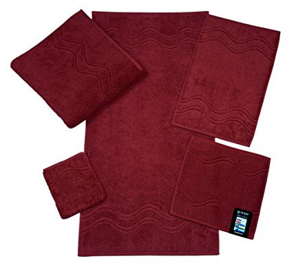 Cashmere, Frottier-Handtuch-50x100 cm, Uni, vino