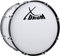 XDrum MBD-224 Marsch Bass Trommel, Fußball Pauke 24 x 12 (10,5 kg, 4 Ösen, Spannschrauben, inkl. Paar Schlägel, Tragegurte, Stimmschlüssel) weiß