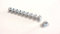 10 x Drehverschluss grau Kunststoff 67x34x13 mm, LKW Plane Drehwirbel
