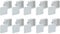 Spelsberg VERBINDUNGSDOSE I 12-2,5² (10-Stück) - IP55, Wasserfest, Kunststoff, Grau, mit Lochwerkzeug und Verschlussstopfen