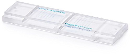 Eggzamin McMaster Method Microscope Slide Fecal and Worm Egg Count for Parasites for Horse Sheep Cattle (Is Your Dewormer Working?) FECRT Reference Guide Incl.