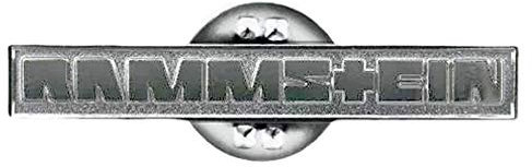 Rammstein Pin Rammstein metallic, Offizielles Band Merchandise Anstecker
