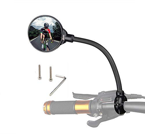 Bike Mirror Rotatable And Adjustable Wide Angle Rear View Shockproof Convex Mirror Universal For Bike Bicycle