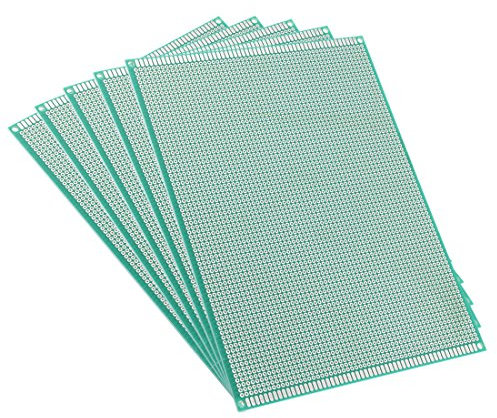 sourcing map 5stk. Einseitige Universal Leiterplatten Platine für DIY Basteln Löten 5x20cm DE de
