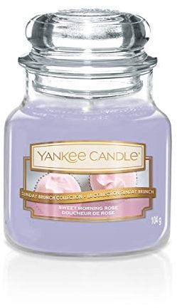 Yankee Candle Candle, Sweet Morning Rose, Small Jar