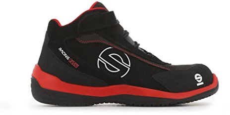 Sparco 0751539RSNR Scarpa Antinfortunistica da Lavoro, Nero/Rosso, 39 EU