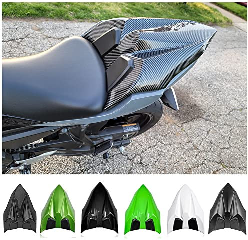 Motorrad Sozius Sozius Solo Sitzverkleidung Verkleidung Heckteil für Ninja650 Z650 Ninja 650 Ninja-650 Z 650 Zubehör 2017 2018 2019 2020 2021 2022 2023 (Schwarz)