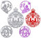 3 Set Weihnachten Grußkarten Stanzschablone Stanzbögen Prägeschablone Silber Stanzformen Stanze für DIY Weihnachten Deko Scrapbooking Basteln Fotopapier Journaling Cutting Dies Jesus mit Engel