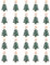 Amosfun Lot de 25 Mini Pinces à Linge en Bois pour Sapin de Noël