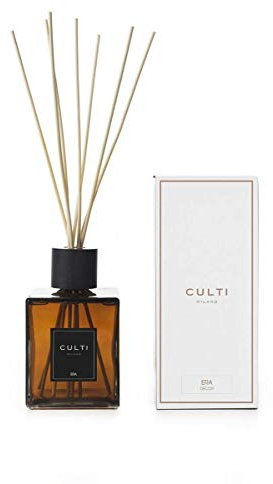 Culti Milano Diffusor Stäbchen Decor Era mit einem Volumen von 1000 ml und der Duftnote Cassis, Heidelbeere und Zedernholz, Lebensdauer 3 Monate, DA DEC.CB-1000-ERA