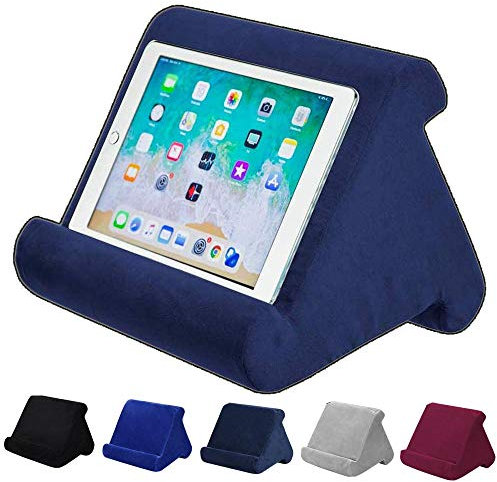 FABSELLER Soporte de Tableta Almohada Libro Sofá Almohada Soporte Multi-ángulo Soft Tablet Holder Almohada de Lectura para iPads, tabletas, eReaders, teléfonos Inteligentes, Libros, revistas