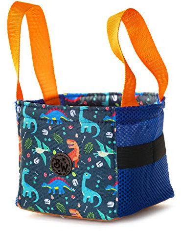 BAMBINIWELT Musikbox-Tasche, Transporttasche für Hörwürfel z.B. Toniebox und Tigerbox Touch, Halterung für Tonies,KLEIN (Modell 16)